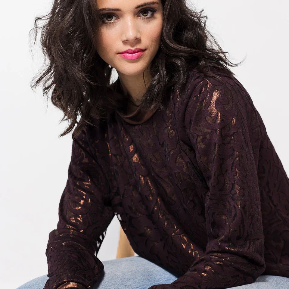 Ateljee Lifestyle Brown and Bronze Sweatshirt