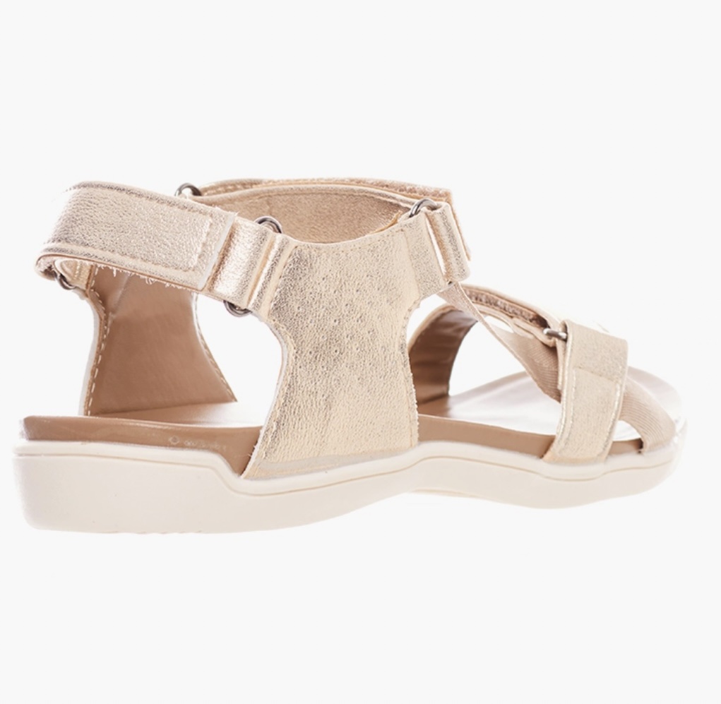 Soft Style by Hush Puppies Light Gold Delana Ankle Strap Sandals - Image 3