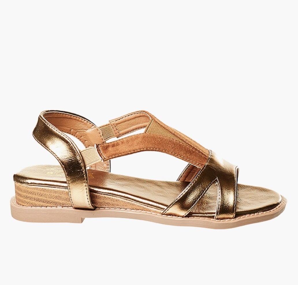 Soft Style by Hush Puppies Bronze Janina A-Strap Sandals - Image 2