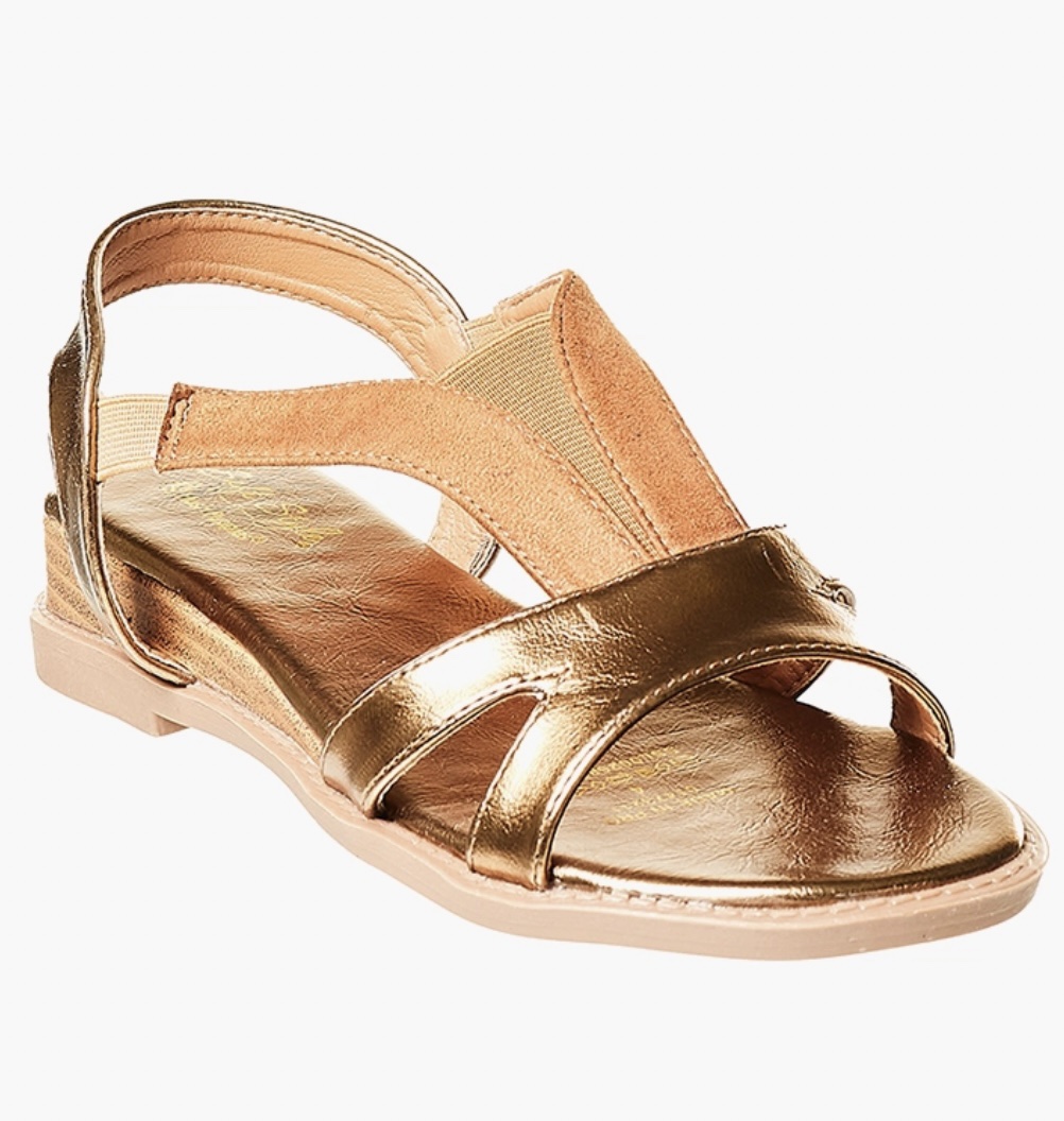 Soft Style by Hush Puppies Bronze Janina A-Strap Sandals