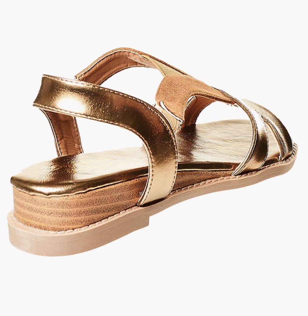 Soft Style by Hush Puppies Bronze Janina A-Strap Sandals - Image 3