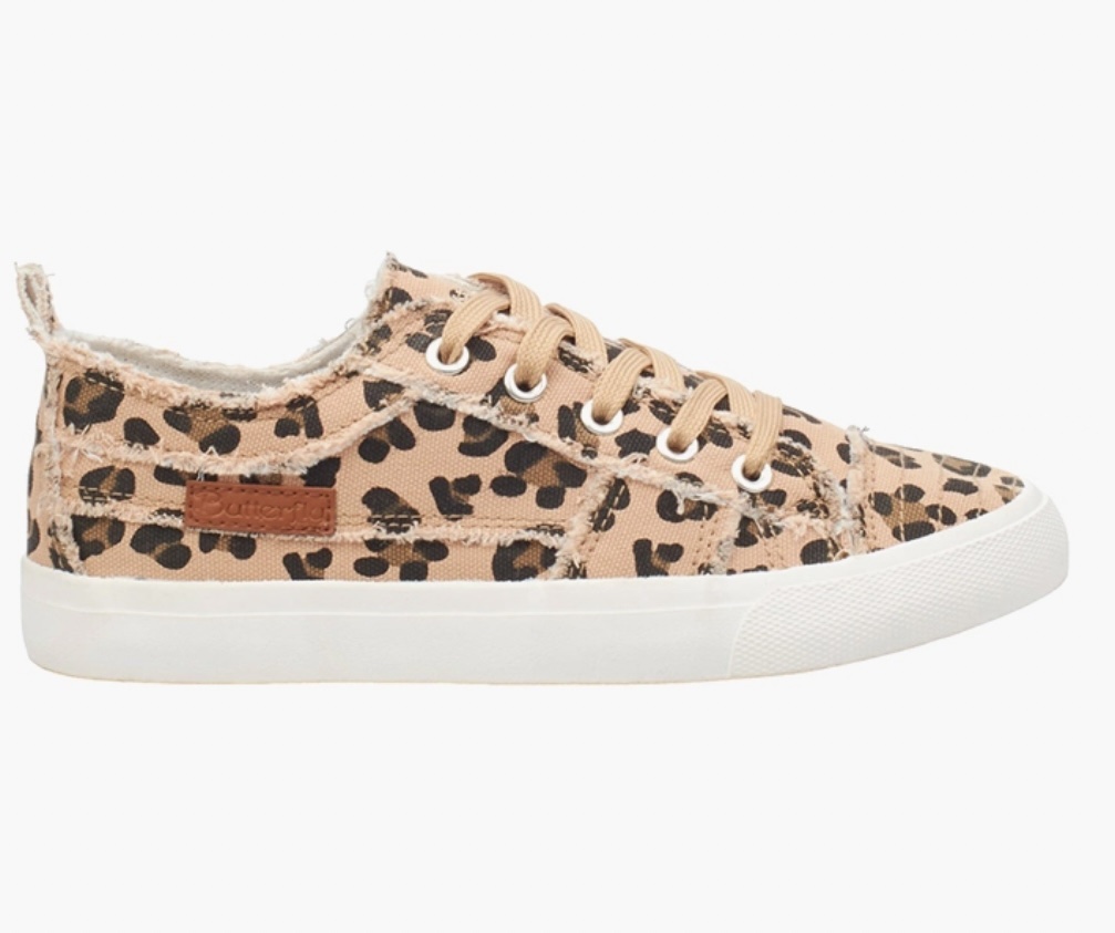 Butterfly Feet Leopard Canvas Sneakers - Image 2