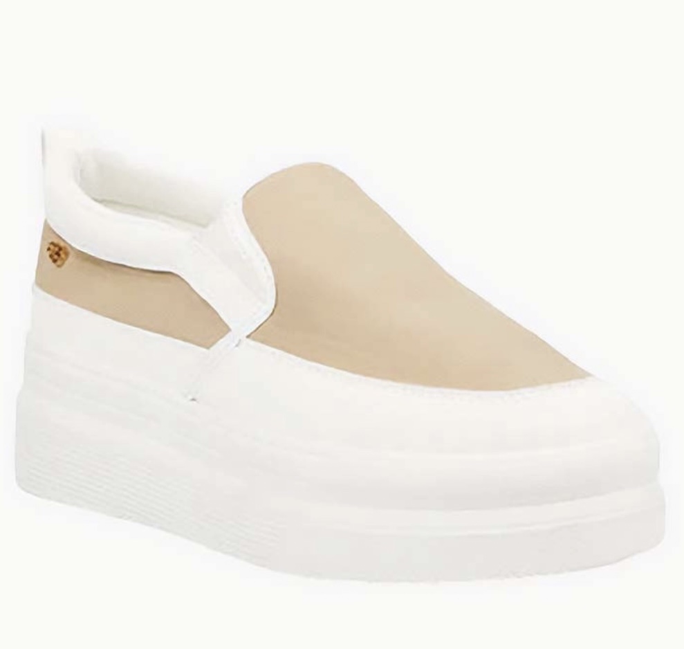 Miss Black Taupe Faux Nubuck Sneakers