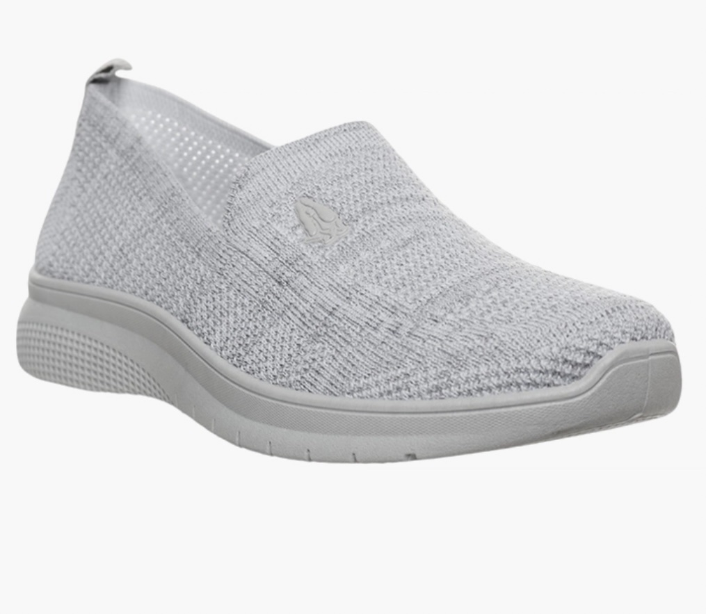 Soft Style by Hush Puppies Grey Rimba Slip On Sneakers