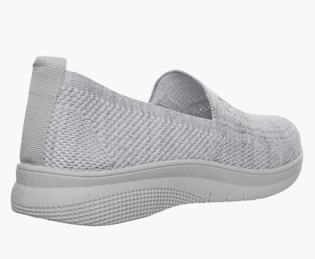 Soft Style by Hush Puppies Grey Rimba Slip On Sneakers - Image 3