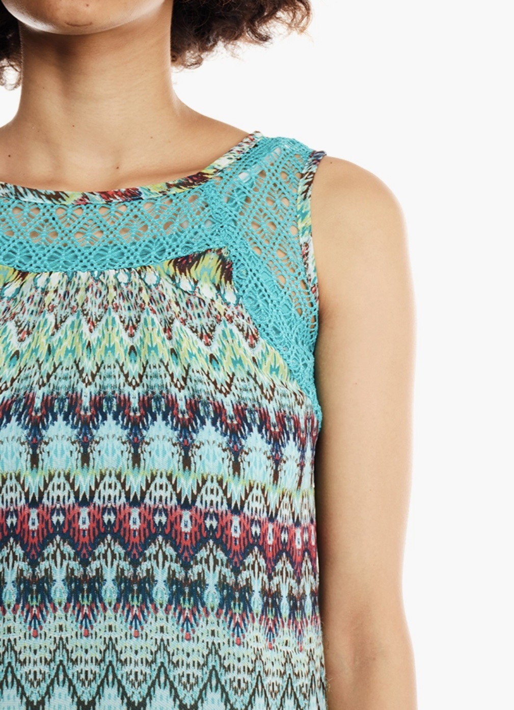 Daily Finery Multi Printed Sleeveless Top - Image 4