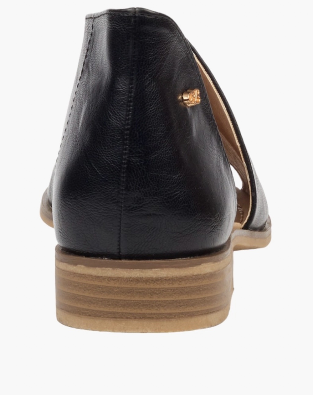 Miss Black Black Micah Faux Leather Sandals - Image 4