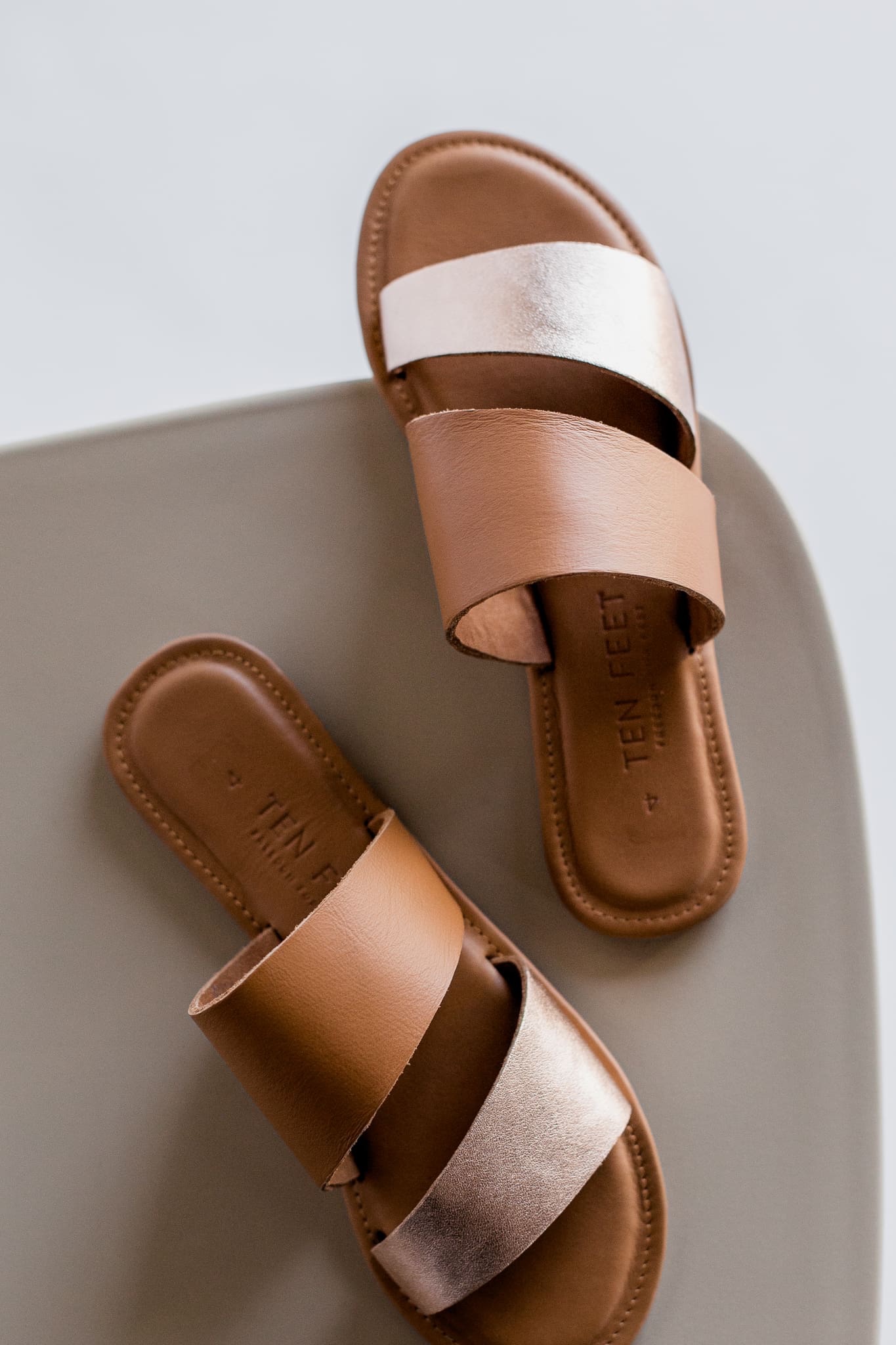 Ten Feet Tapered Double Strap Sandal - Image 2