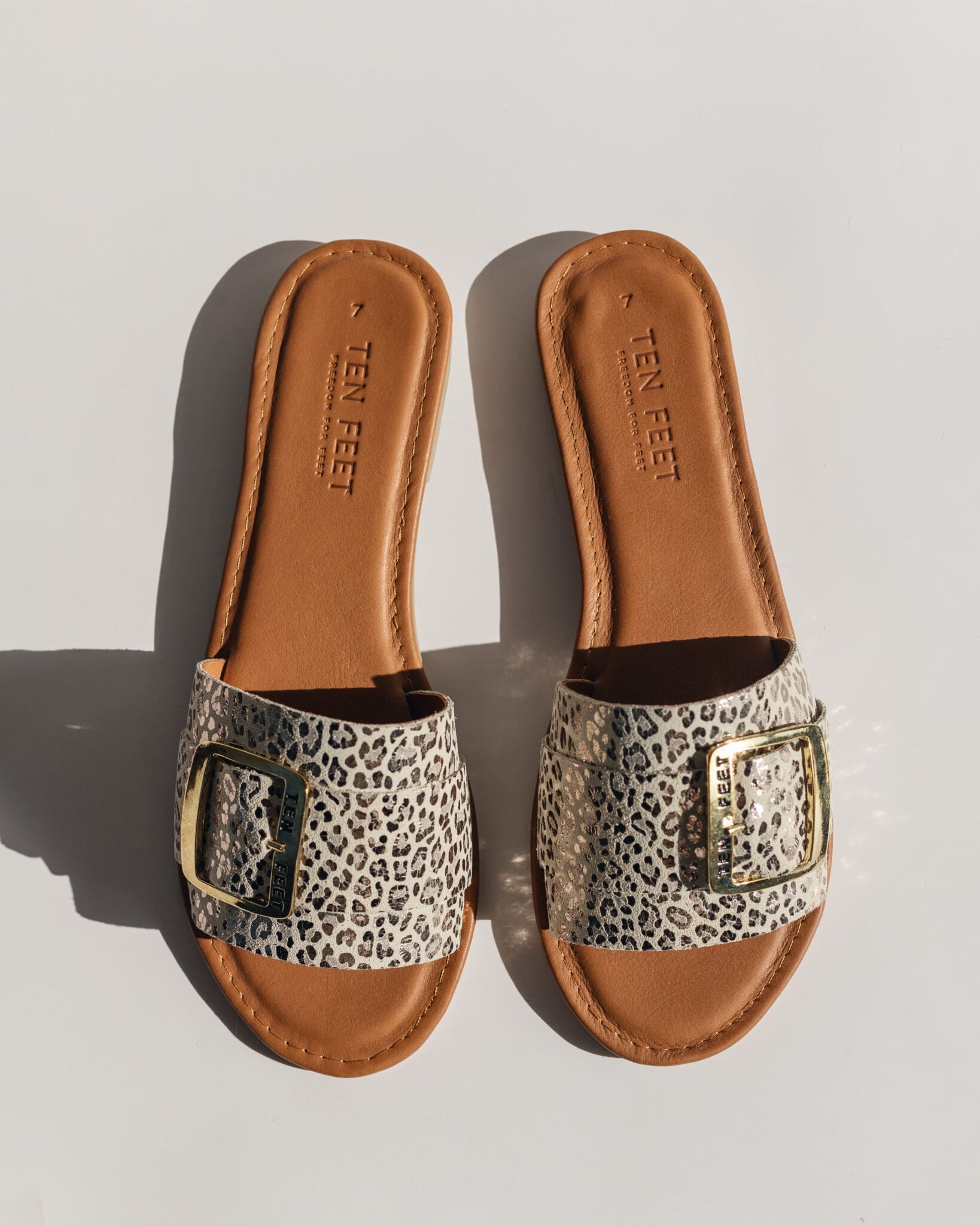 Ten Feet Large Buckle Slider Sandal - Image 2