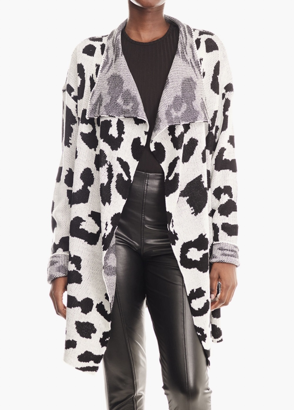 Oxford St. London Leopard Cardigan