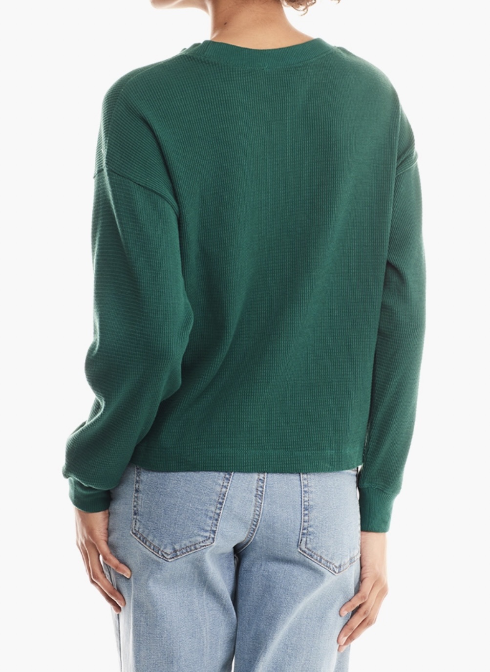 Forever 21 Hunter Green Knit Top - Image 2