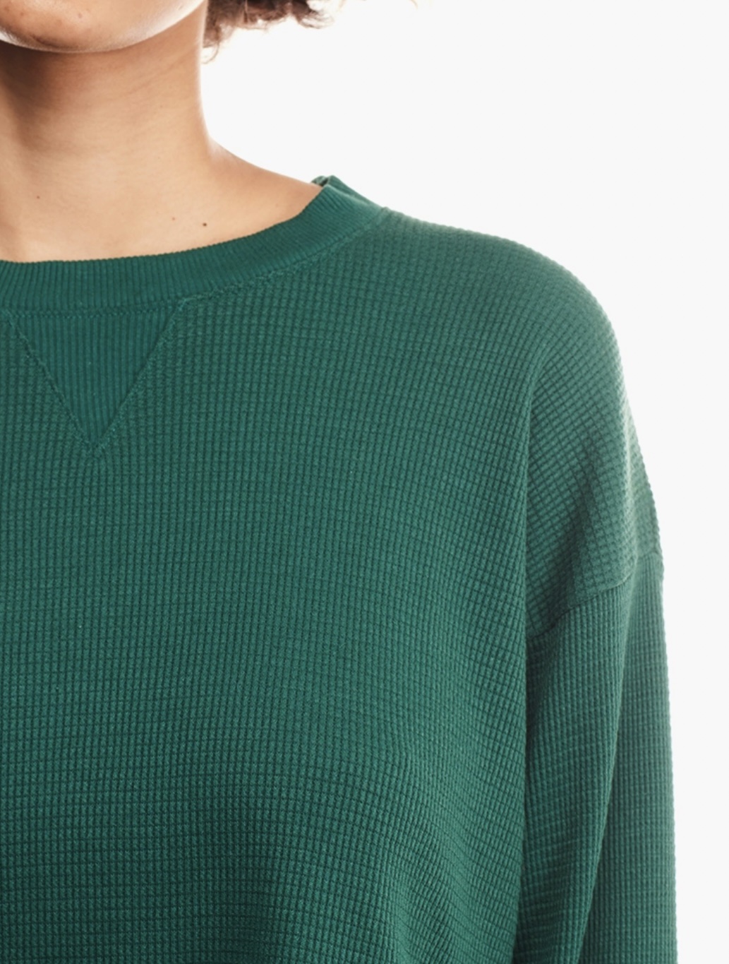 Forever 21 Hunter Green Knit Top