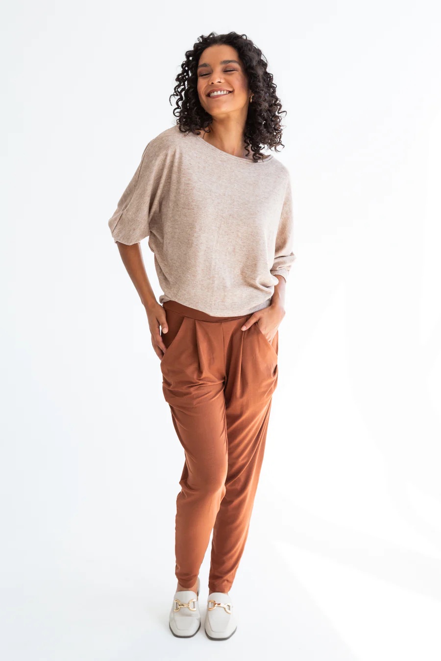 Kinda Natural Boatneck Knit - Image 2