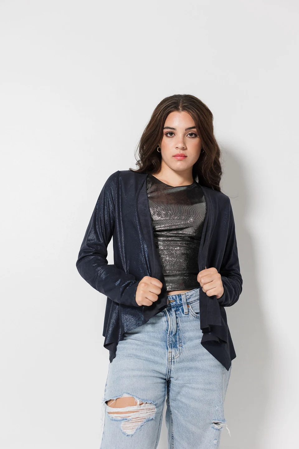 Ateljee Lifestyle Navy Gilet Jacket